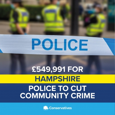£550,000 in extra funding for Hampshire
